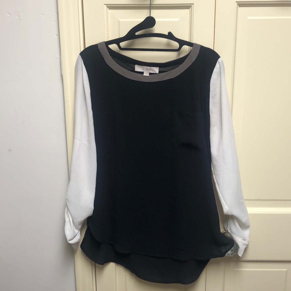 Loft color block shirt